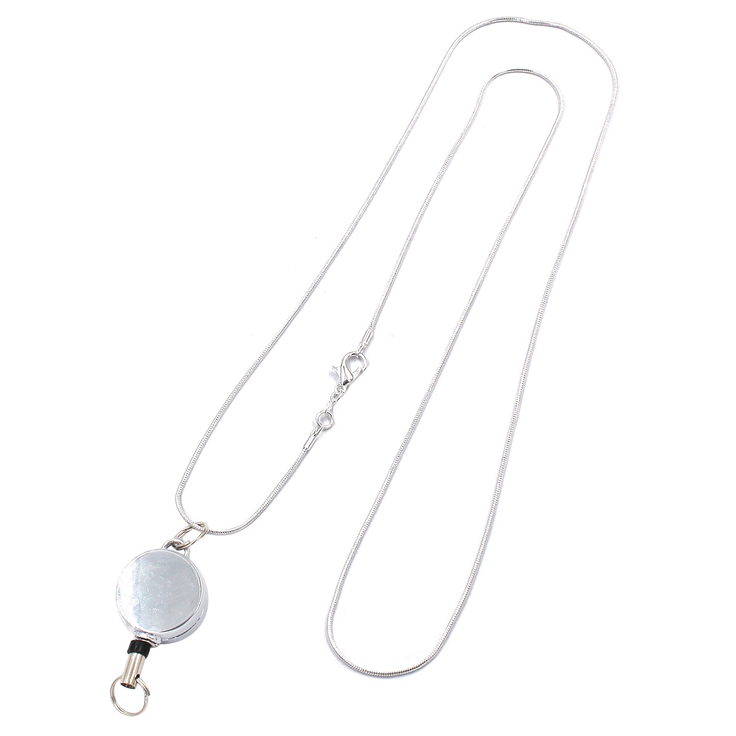 Gold Silver Lanyards with Retractable Badge Necklace Lanyards Lanyards for Women Girl: 1