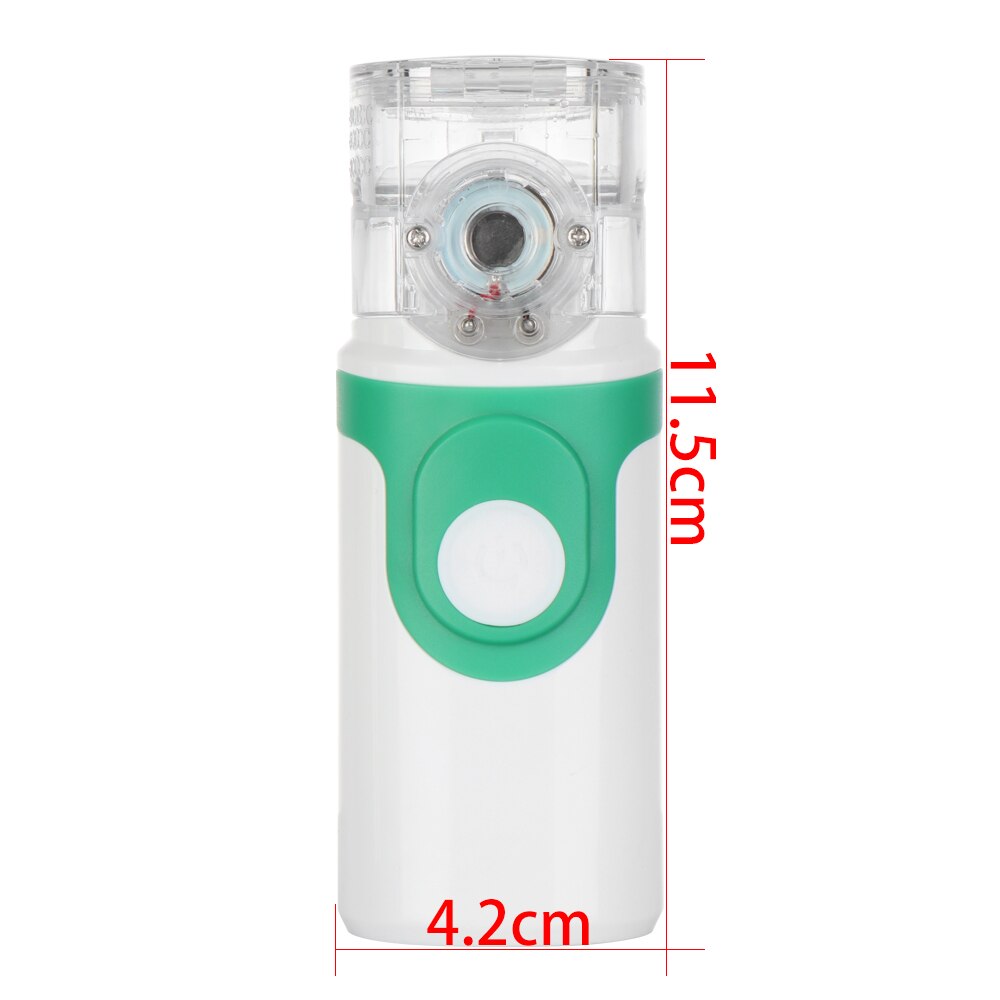 Mini Portable Handheld Rechargeable Silent Ultrasonic Nebulizer Inhaler Respirator Mesh Nebulizer For Kids Adult Heath Care