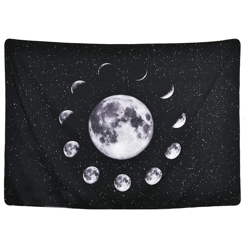 Księżyc gobelin księżyc zaćmienie gobelin faza księżyca zmień gobelin rozgwieżdżjeden nocne niebo gobelin robić salonu sypialnia: Default Title