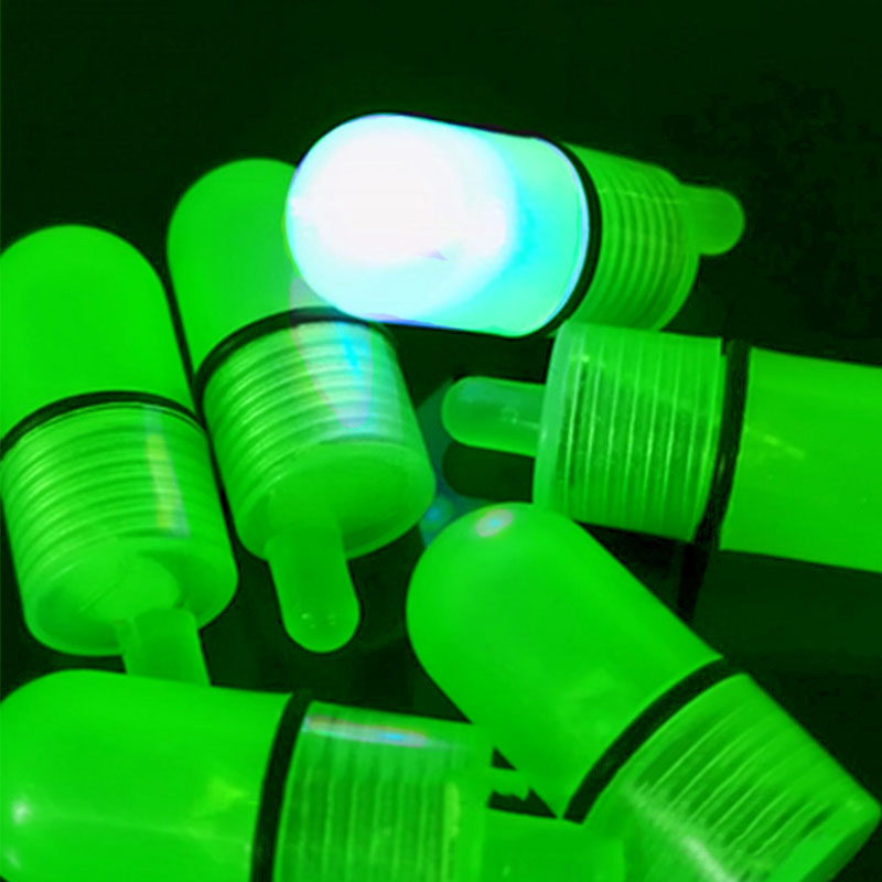 Duradera luz LED de plástico pinza luminosa Tip campanas de caña de pescar alarma timbre mordida anillo pez cebo al aire libre herramientas de pesca nocturna 20 Uds