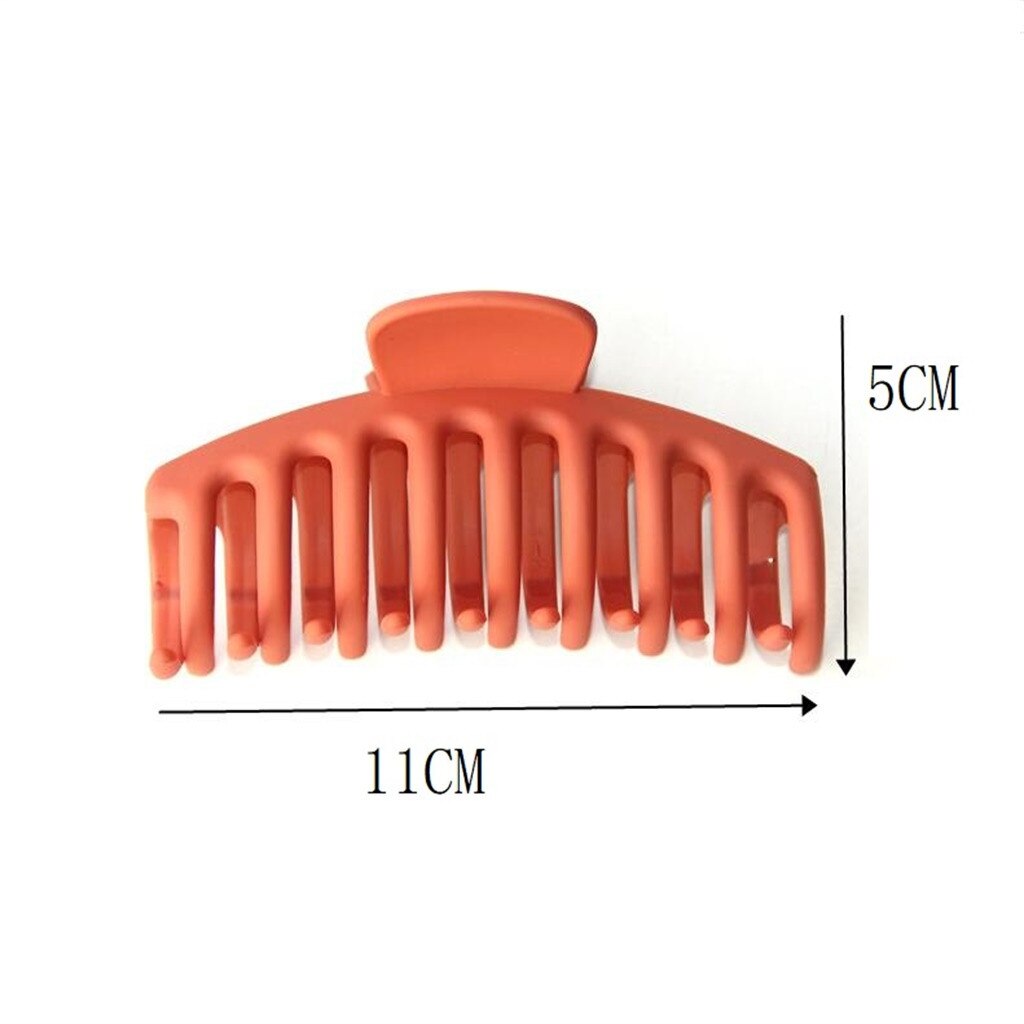1Pc Clip Haar Accessoires Make Scrub-Kleur Acryl Grote Douche Haar Clip Haarspeld Terug Hoofd Clip Hoofdtooi Gebroken
