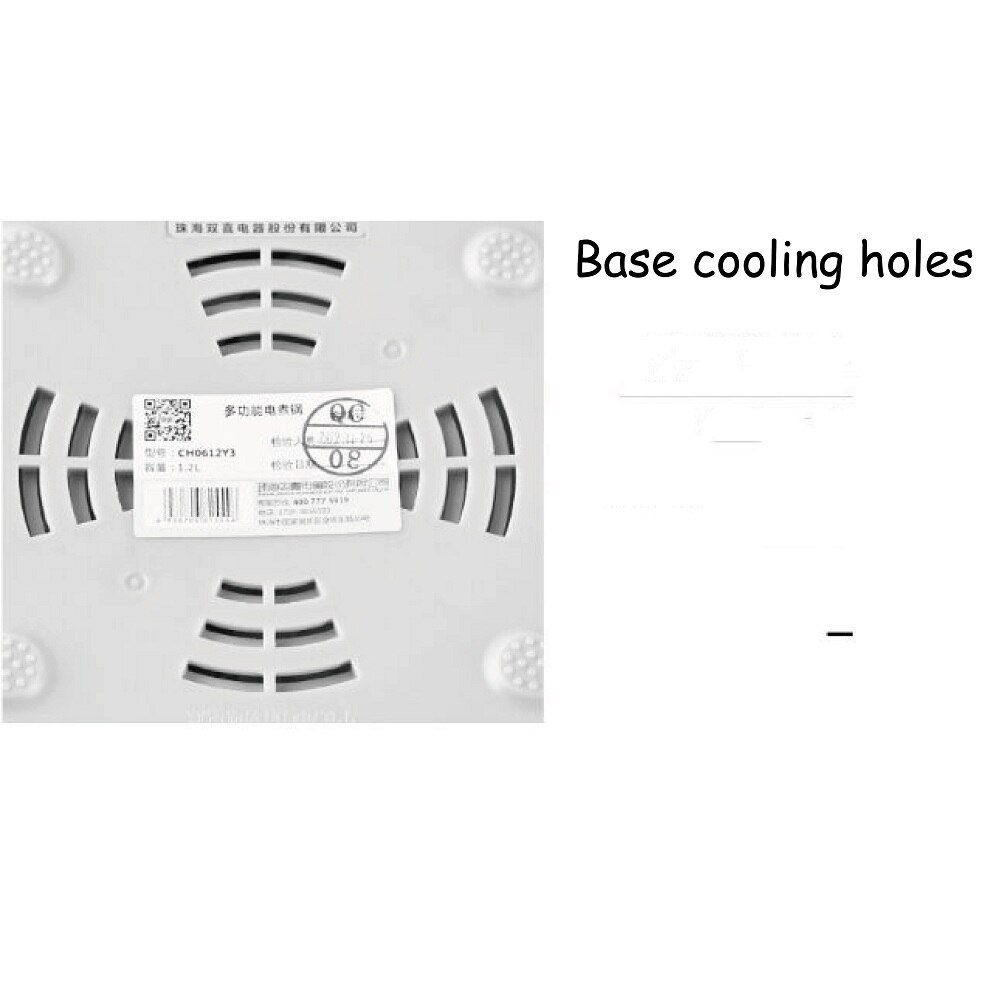 Mini olla multifunción de 1,2l para el hogar, para dormitorio, estudiante, olla humeante, para cocinar fideos, sartén de baja potencia