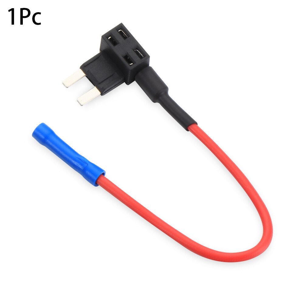 Adaptador de fusible de circuito A para coche, Mini portafusibles de cuchilla ATM, accesorios eléctricos para coche, 12V, 1/3/5 Uds.: 1PC