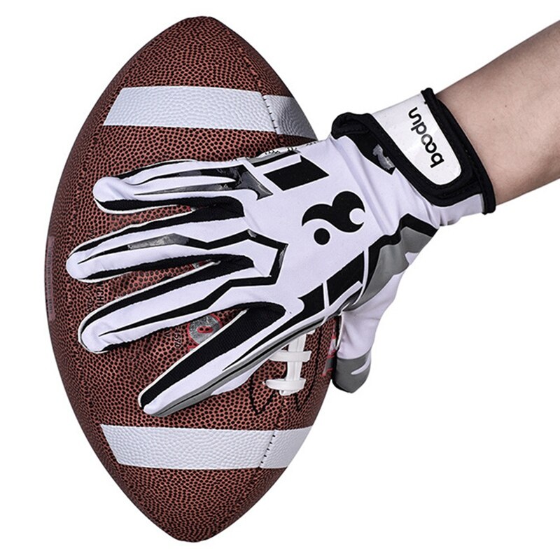 BOODUN Men Women Full Finger Breathable Anti-Slip Silicone Baseball American Football Gloves Outdoor Hiking Gloves