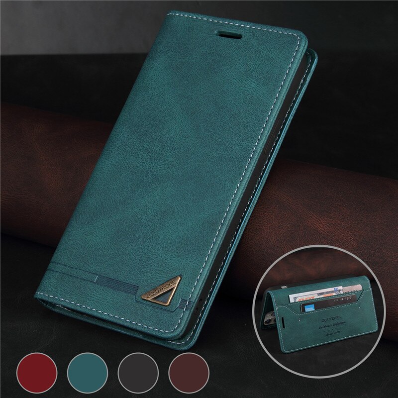 Na – Coque portefeuille magnétique en cuir pour Xiaomi, pour Redmi Note 10, Note 10 Pro, 10 Pro Max, 10S
