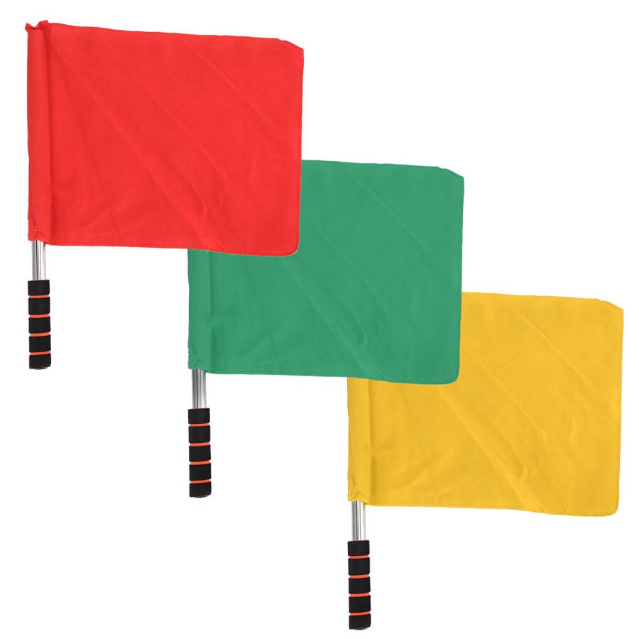 Goal Competition Referee Signal Flag Sports Handflag Soccer Referee Flag Sports Match Football Competition Equipment