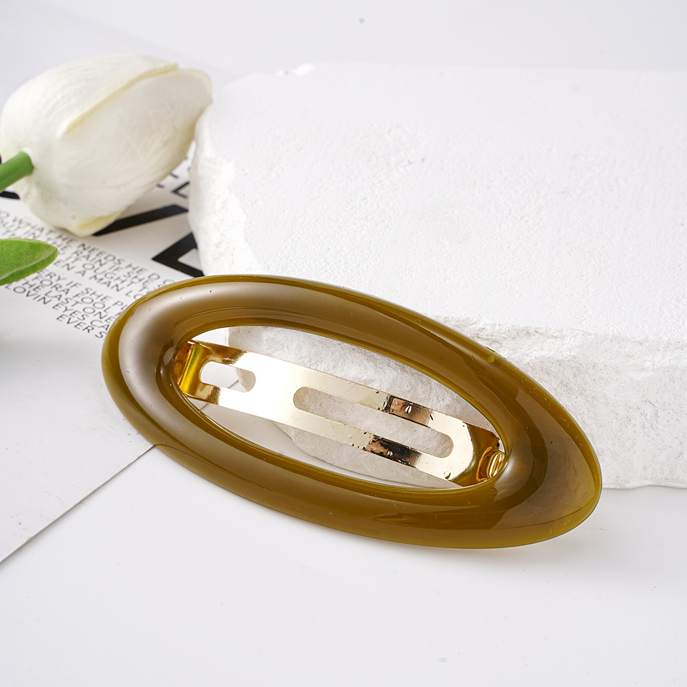 Pinzas en forma de garra para el pelo grandes coreanas para mujer, soporte de cola de caballo de gelatina de Metal, pasadores de horquilla, accesorios para el cabello para chicas a la: Azul cielo