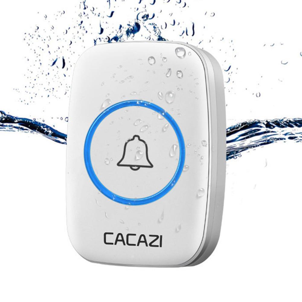 110DB Draadloze Deurbel Waterdicht 300M Remote Eu Au Uk Us Plug Smart Deurbel Batterij 1 Knop 1 2 3 Ontvanger