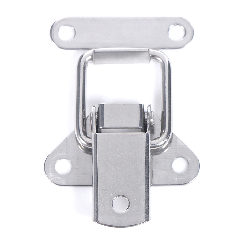 304 aço inoxidável trava trava para caixa de ferramentas, bloqueio trava Hasps, Metal Toggle Catch Fecho, Box Carregado Dobradiças, Acessórios de Hardware Móveis, 1PC: Vermelho