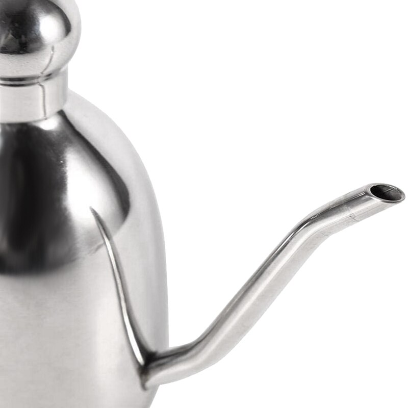 Olive Oil Dispenser, Stainless Steel Oil/Vinegar Pot/Olive Oil Bottle/Olive Oil Can Storage Container(350Ml)