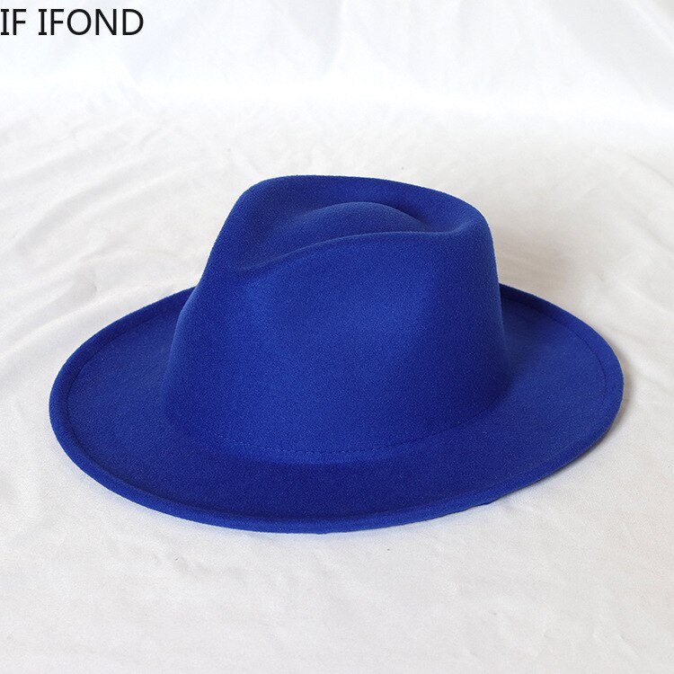 2022 nuovi cappelli fedora in feltro stile britannico per uomo donna cappello a tesa corta trilby abito formale cappello signore jazz cappelli