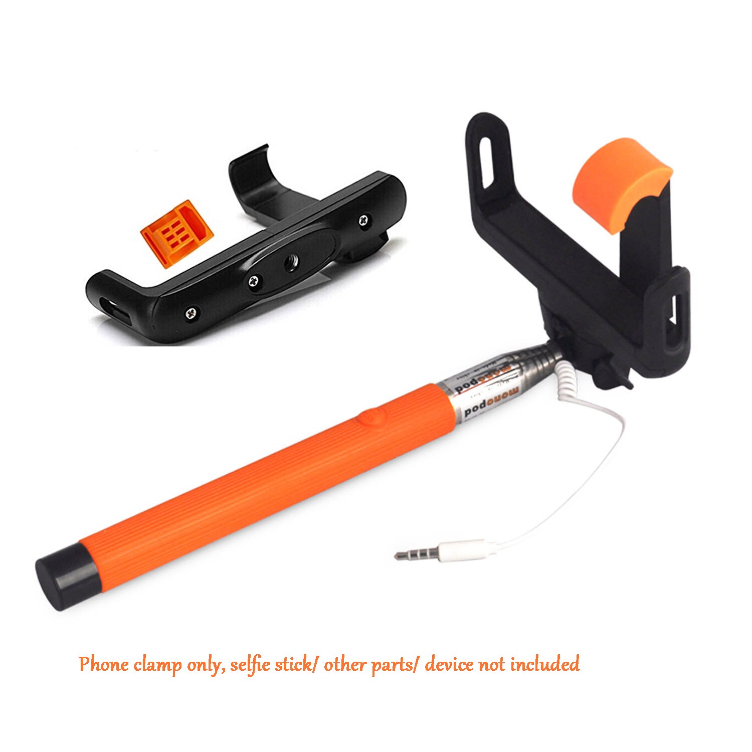 Gosear universel téléphone portable caméra Selfie bâton poteau monture pour support support monopode pince Clip