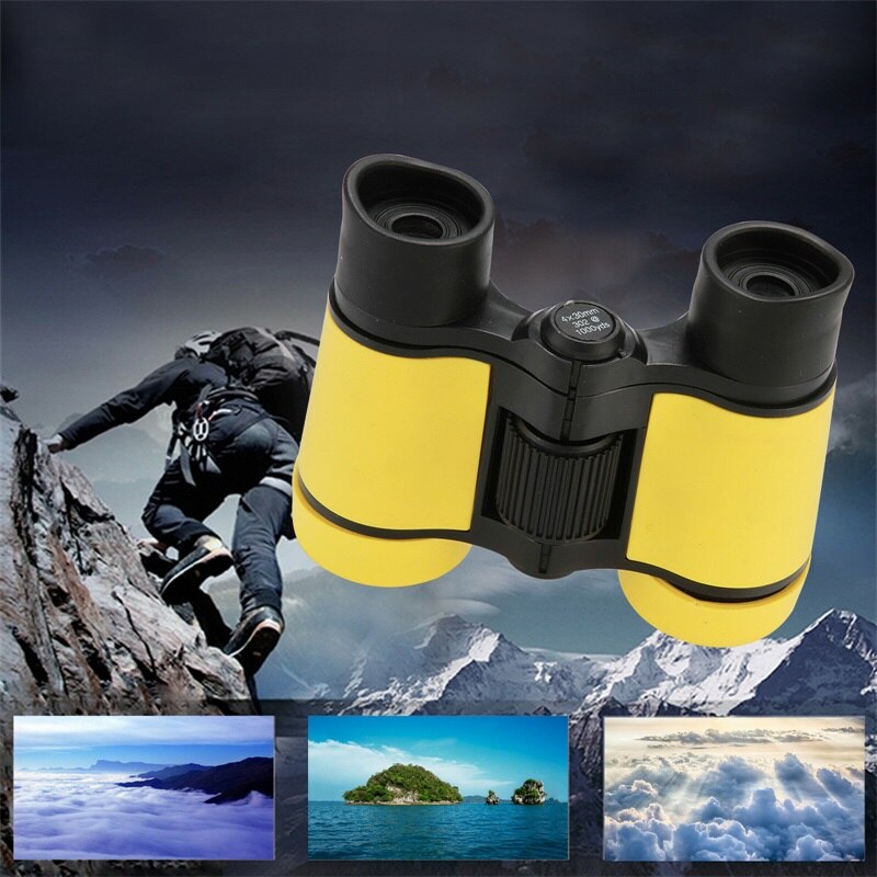 Binocolo 4X30 a Colori ad Alta risoluzione Impugnatura In Gomma antiscivolo Telescopio Maginification Per I Bambini Giochi All'aperto Ragazzi Giocattoli Regalo