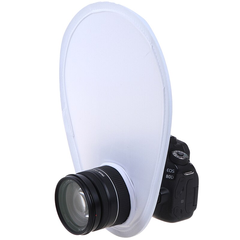 Difusor de lente de Flash de fotografía plegable Universal, Reflector, difusor de Flash, Softbox para lentes de cámara DSLR SLR: Azul