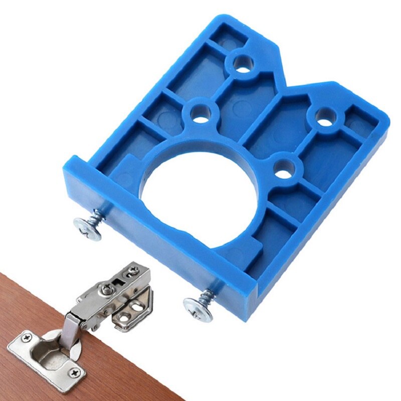 35Mm Scharnier Gat Boren Gids Locator Scharnier Boren Jig Verborgen Gids Houtbewerking Gat Opener Deur Cabiner Accessoires Tool