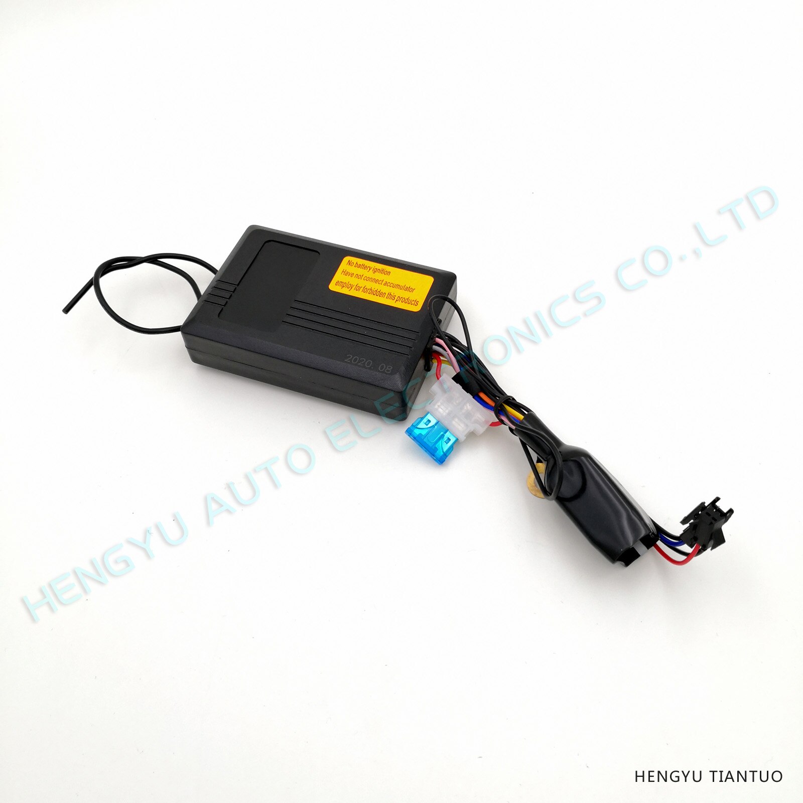 HENGYU-alarma HY-420 para motocicleta, mandos a distancia con 2 bidireccional sistema de alarma, vibración antirrobo, LCD, arranque remoto del motor