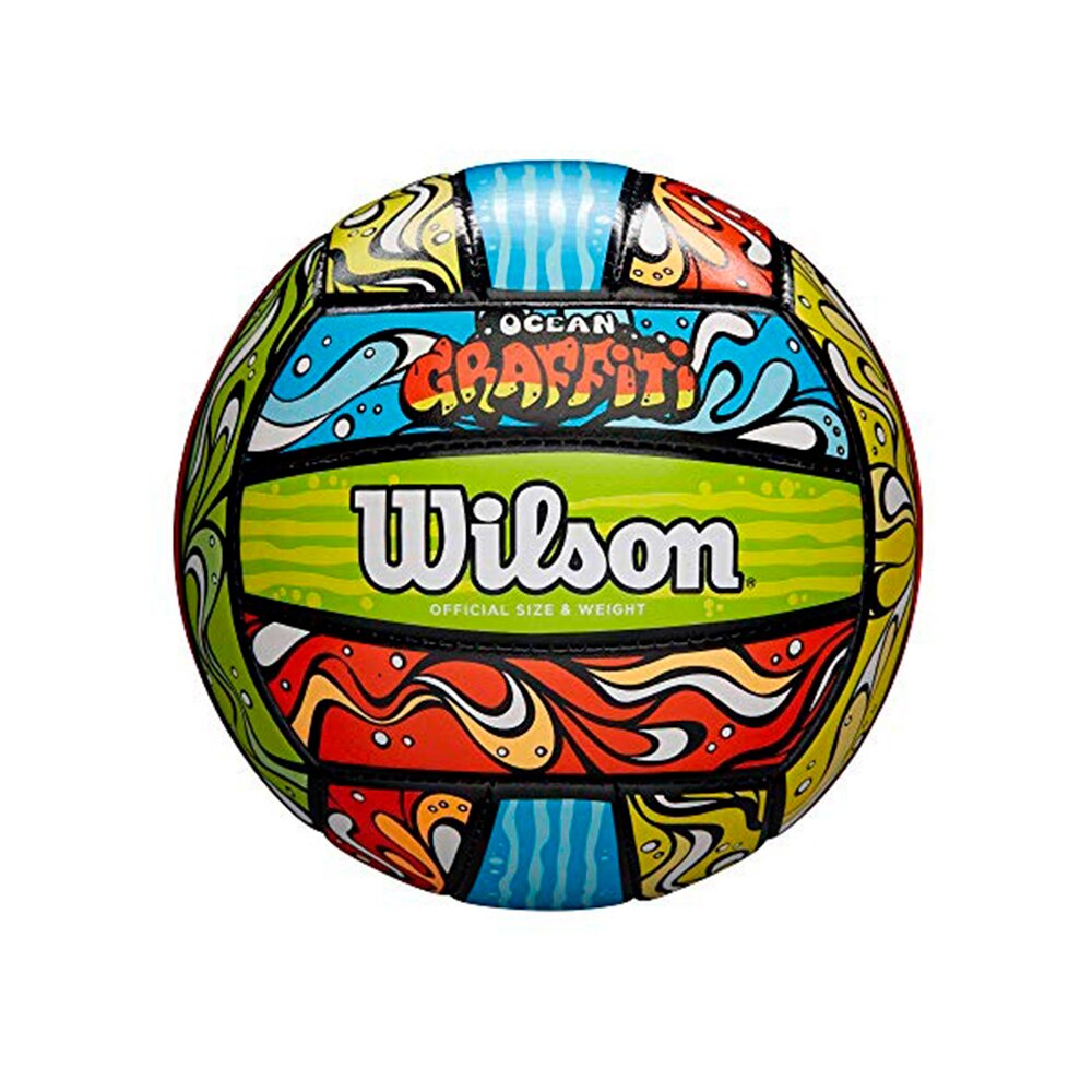 Wilson Oceaan Graffiti-Seizoensgebonden Officiële Beachvolleybal, Volleybal, Bal, Prestaties, Soft Touch Kanon