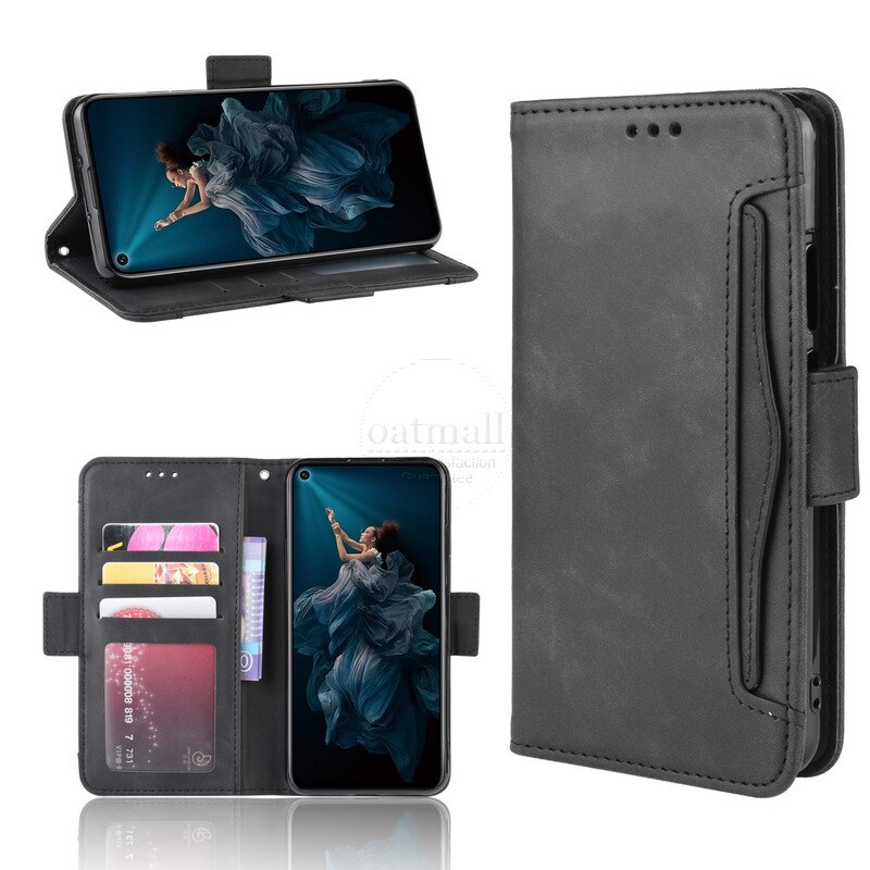 Pour Huawei Nova 5T portefeuille étui magnétique livre rabat couverture pour Huawei Nova 5T support photo carte de luxe en cuir téléphone portable Fundas