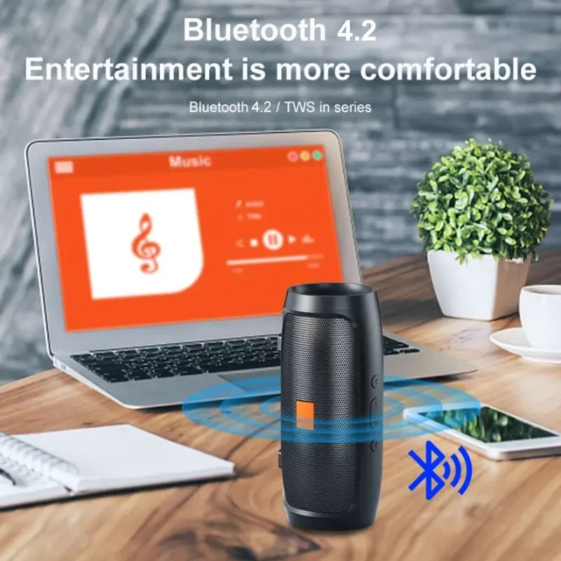 TF USB Bluetooth-luidspreker Dubbele luidspreker Stereo Buiten Tfusb Afspelen Fm Spraakuitzending Draagbare subwoofer Draadloze luidspreker