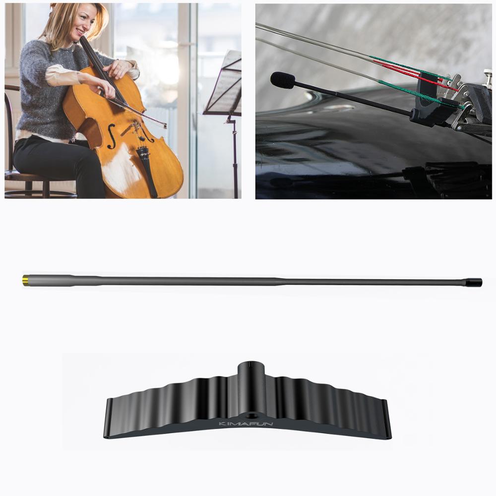 KIMAFUN Mini Musical Instrument Mic Cello special microphone stage performance wired instrument microphone
