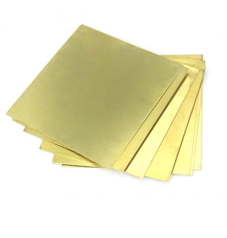 1 pces h62 placa de bronze espessura 0.8x100x100mm placa moldura modelo molde estrutura diy