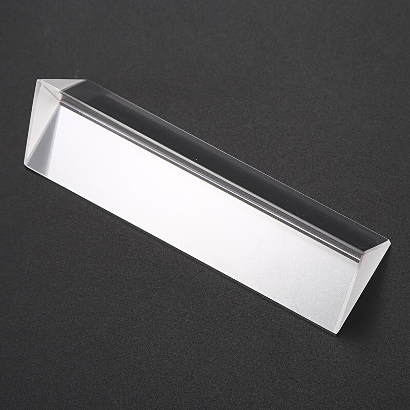 Natuurkunde onderwijs prisma precisie optisch glas 4 inch