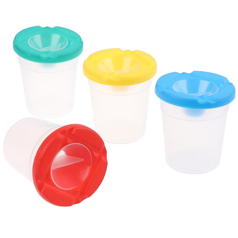 Water leakage prevention DIY Children Washing Cup writing brush Cup Paint Cup