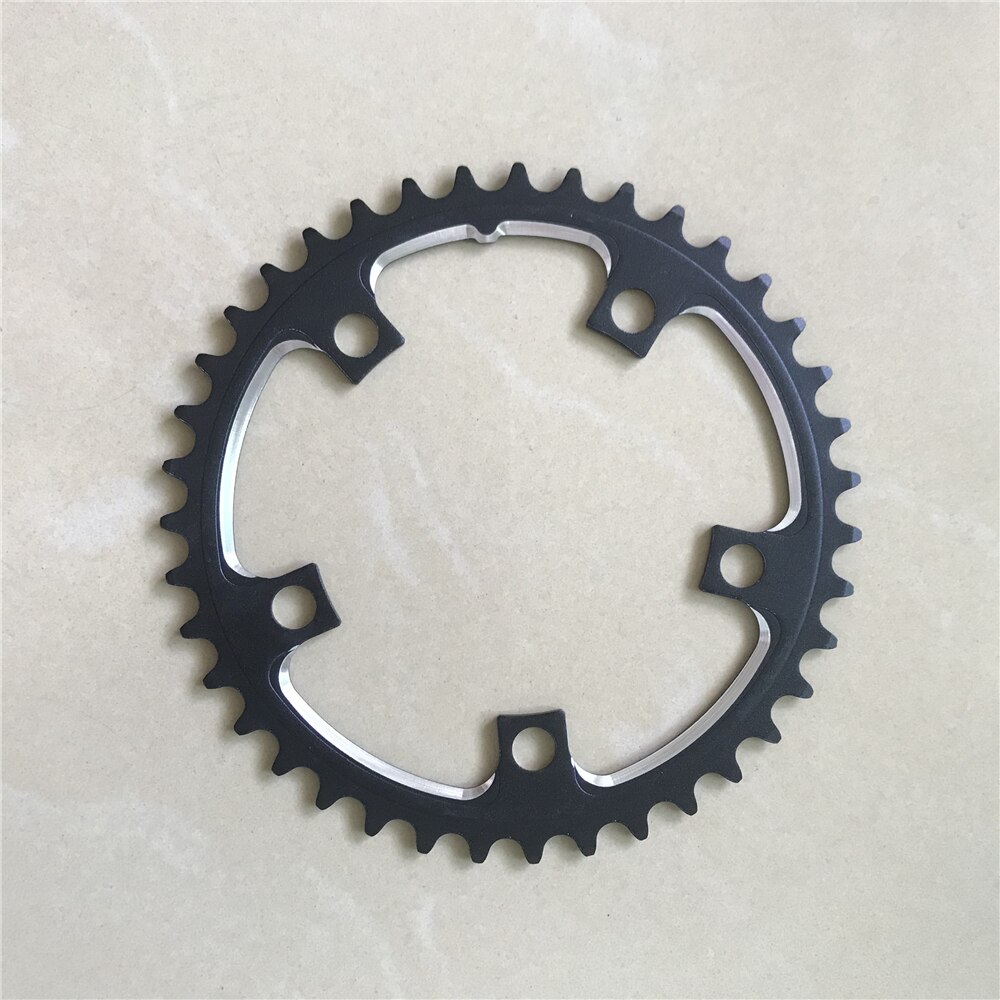 Road Fiets Kettingblad Dubbele Snelheid 110 Bcd 53T 39T Keten Wiel Vouwfiets Kettingwiel Aluminium Cnc 3/32 "Tand Dikte: Small disc 39T