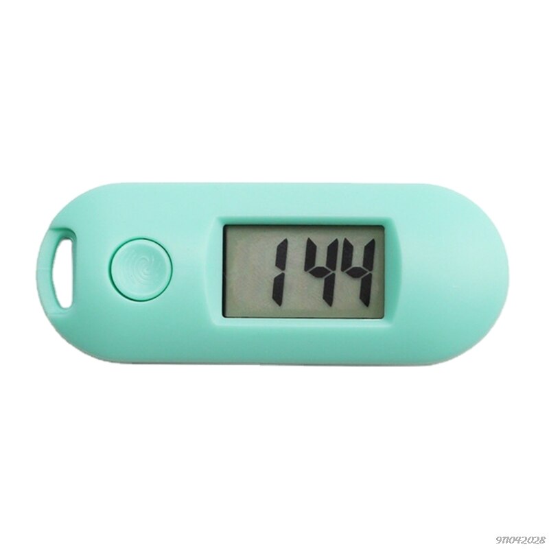 Portable Silent Digital Electronic Clock for Student Exam Study Library Mini Pocket Watch Green Backlight LCD Display: Green