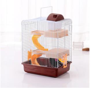 Le hamster cage à rehaussement à trois niveaux, cage villa de luxe, grand château: see chart / S