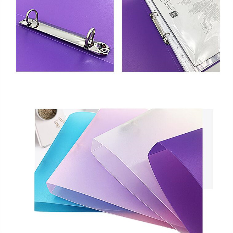 Paper plywood plastic O type 2 hole A4 multi - function document binder punch file folder Filing Products document bag