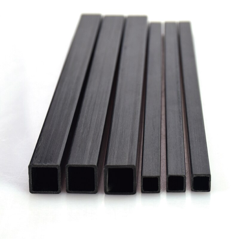 Carbon Fiber Square Tube 3mm 4mm 5mm 6mm 10mm 500mm 4pcs