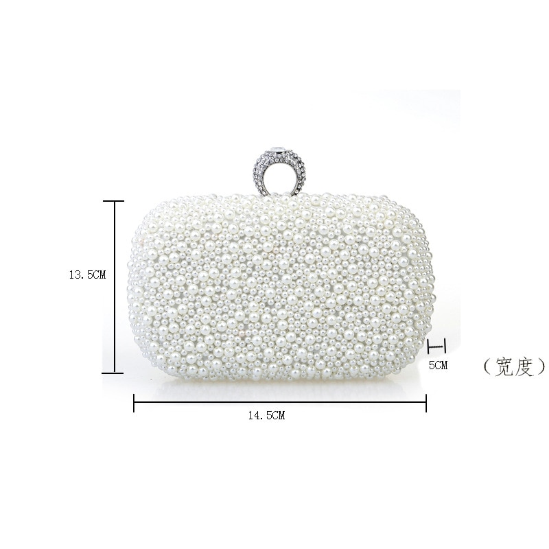 summer ladies ring inlaid diamond evening bag clutch evening bags wedding party bag bags