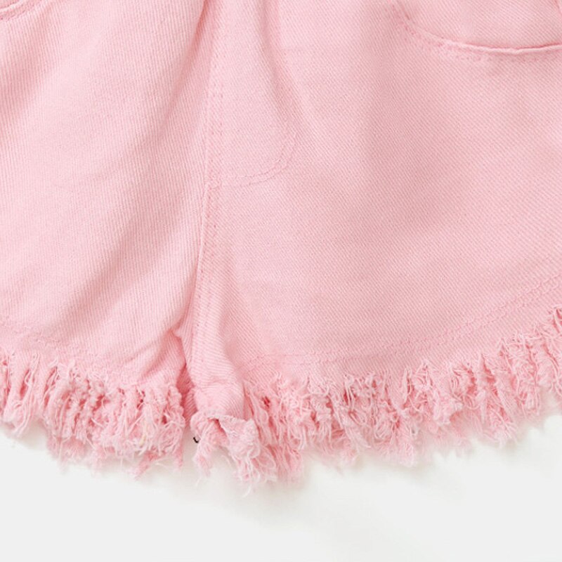 IENENS Kids Baby Girls Summer Denim Clothing Shorts Pants Jeans Clothes Children Girl Casual Short Trousers Infant Bottoms