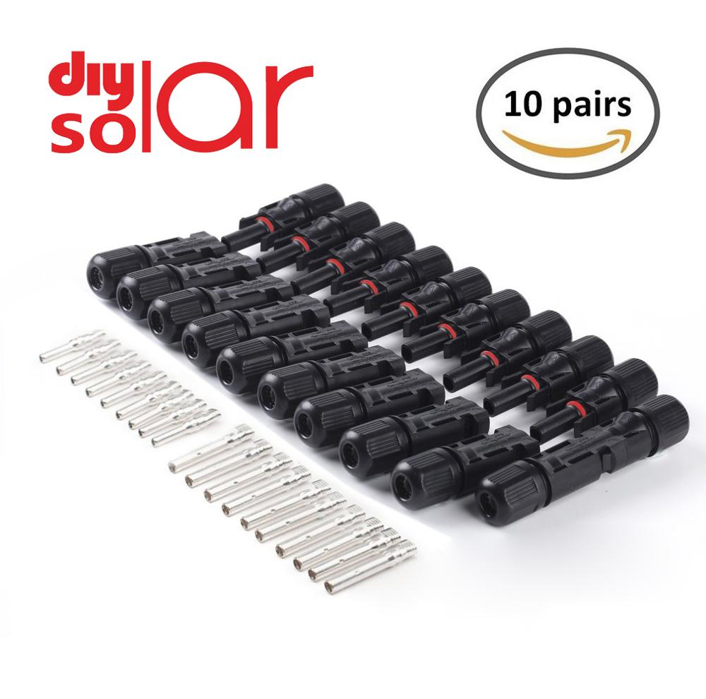 Solar Connector 30 45 A 1000V 1500V Solar Panel branch series Connect Cable Power Plug 2.5/4/6mm2 Universal