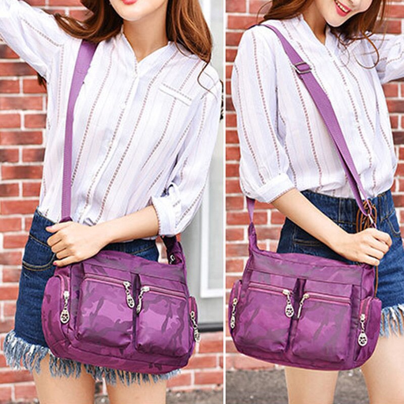 Women Handbag Messenger Bags Waterproof Nylon Multiple compartment Shoulder Bag Unisex Hobos bag