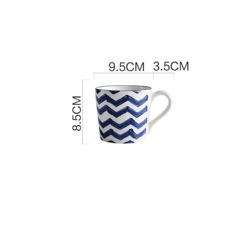 Jarra de agua de cerámica de gran capacidad japonesa, botella de té de la leche, jugo, cocina doméstica, bote de agua, taza hervidor, jarra de agua resistente al calor: Mug D