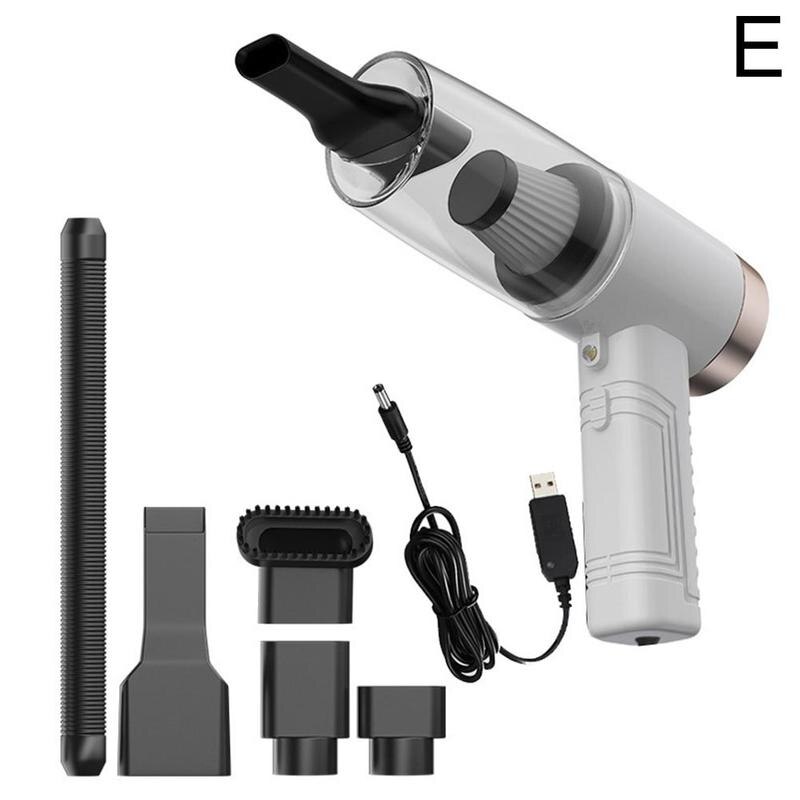 Car high suction vacuum cleaner, wet and dry car small wireless vacuum cleaner with aromatherapy, Car Electronics: E