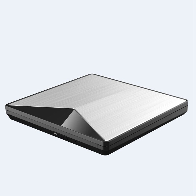 Externe optische drive usb 3.0 cd /  dvd-rom combinatie aluminium dvd-rw-rom-brander voor professionele laptop win 7 / 8.1 / 10 linux