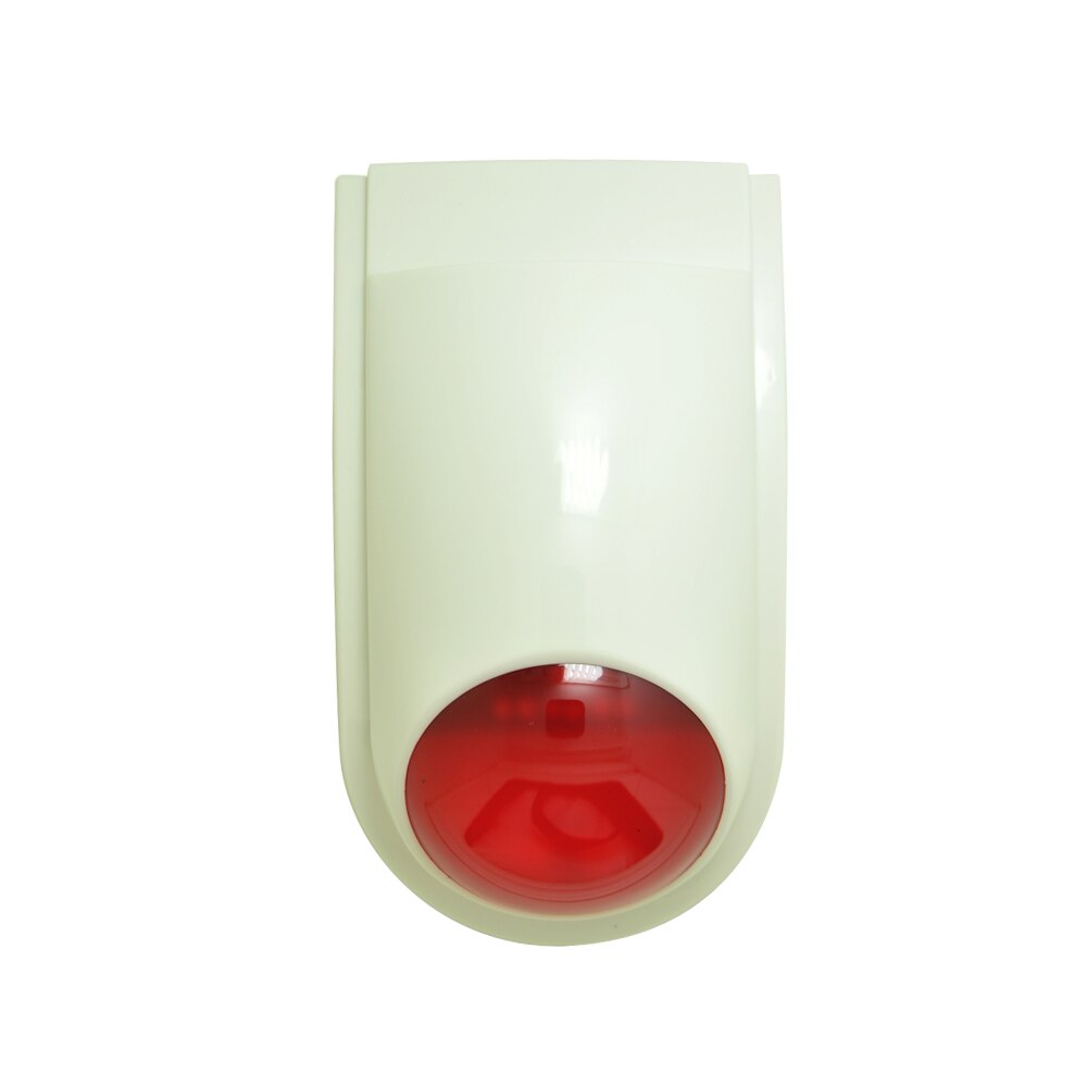 (1 STKS) 9-16VDC indoor bedrade sirene met flash lamp security alarm accessoires Buzzer strobe sirene anti diefstal