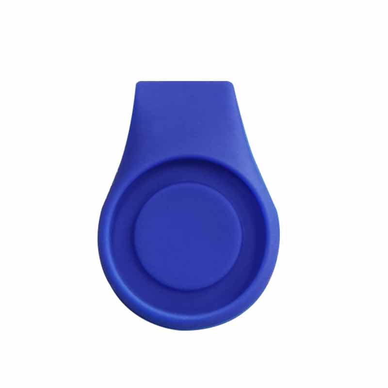 Golf Alignment Gericht Tool Putting Cap Clip Stijlvolle Golf Golf Hoed Clip Ball Marker Houder Magnetische Bevestig Silicone: Dark blue