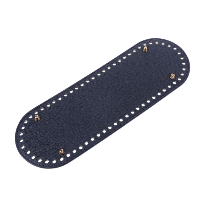 Almohadilla de cojín para hacer bolsos, bolsa moldeadora inferior para bolso de hombro, DIY, accesorios de bolso, fondo ovalado para bolso de punto, 30x10cm