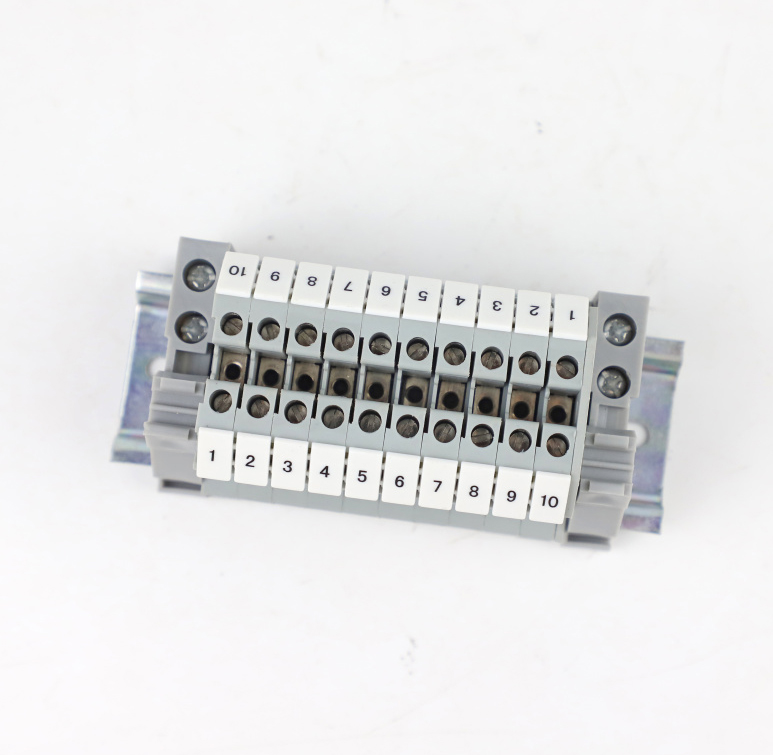 Waterproof Electrical Cable Junction Box Project Enlcosure Case 158*90*60mm with UK2.5B Din Rail Terminal Blocks M16 Cable gland