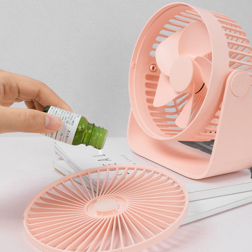 Xiaomi Mijia Desk USB Cooler Portable Cooling Fan Mini All-round Rotation USB Air Fan Office Cool Fans Car Home Super Mute fan