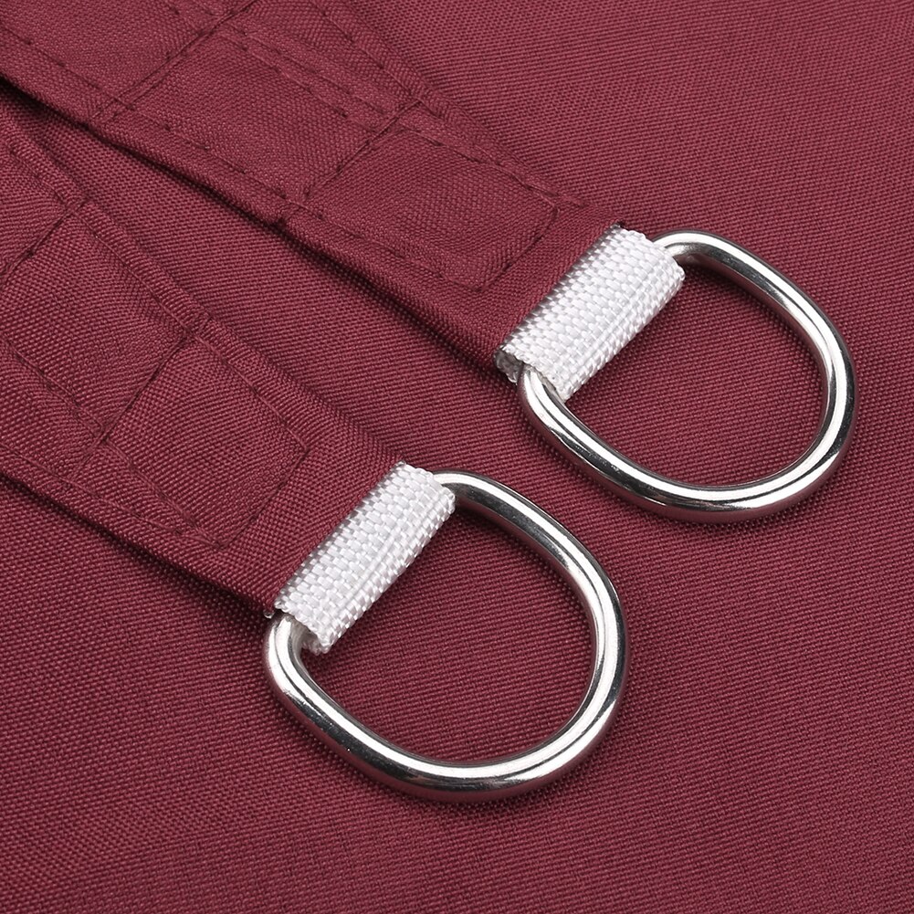 5x5x5M Wine red Sun Shade Sail Canopy for 98%UV Block For Outdoor Facility&amp;Activities Patio Garden Awning Toldos Para Exterior