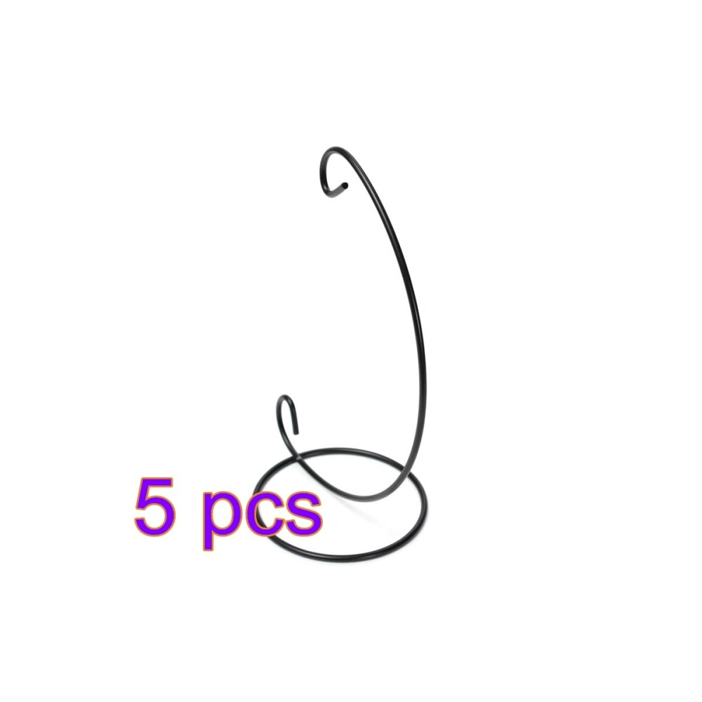 Iron Wedding Candle Holder Candlestick Glass Ball Lantern Hanging Stand Home Decoration Pendant: 5PCS