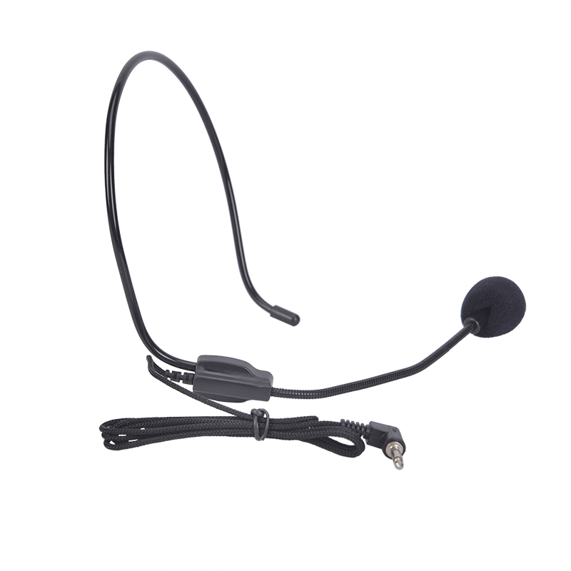Tragbare Headset Mikrofon Wired 3,5mm Moving Coil Kopfhörer Dynamische Jack Mic Für Lautsprecher Tour Guide Lehre Vortrag