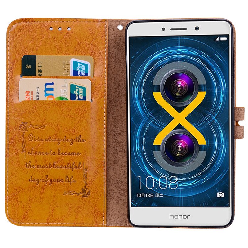 Lederen Case voor Huawei Honor 6X BLN-L21 BLN-L22 BLN-L24 Case Flip Cover voor Huawei Honor 6X6 X x6 BLN L21 L22 L24 Telefoon Case