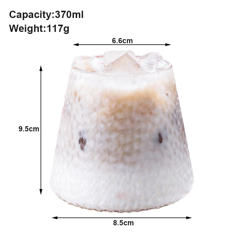 Nordic Glass Cup Cold Drink Coke Cup Coke Can Milk Juice Cup Transparent Drinking Minimalist Glass Cup Mugs Coffee Cups: C L