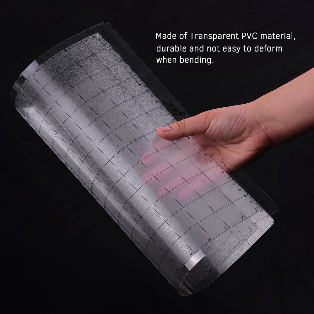 3/9/12pcs Replacement Cutting Mat Transparent Adhesive Mat with Measuring Grid for Silhouette Cameo Plotter Machine